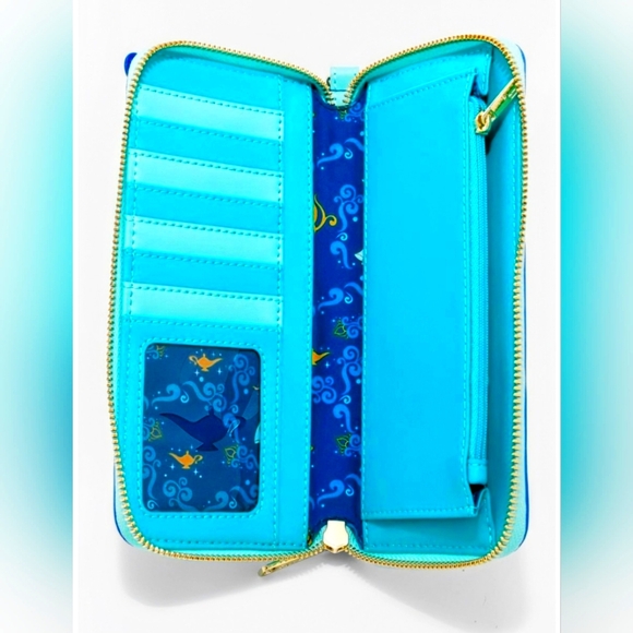 Loungefly Disney Aladdin Jasmine Lenticular Portrait Mini Backpack,wallet& Charm - Picture 14 of 17